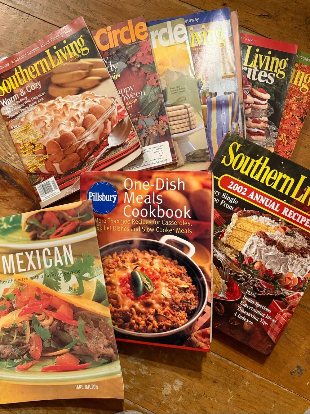 Vintage Cooking Magazines and Cookbook